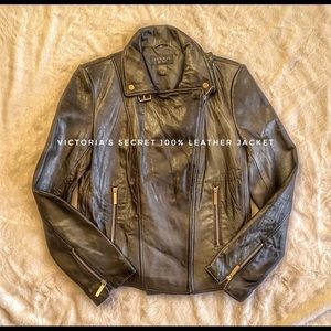 Victoria’s Secret leather jacket circa 2011